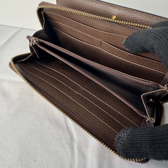 Gucci Pink and Brown Tiger Print Double Sided (Limited Edition) Wallet - Picture 9 of 10